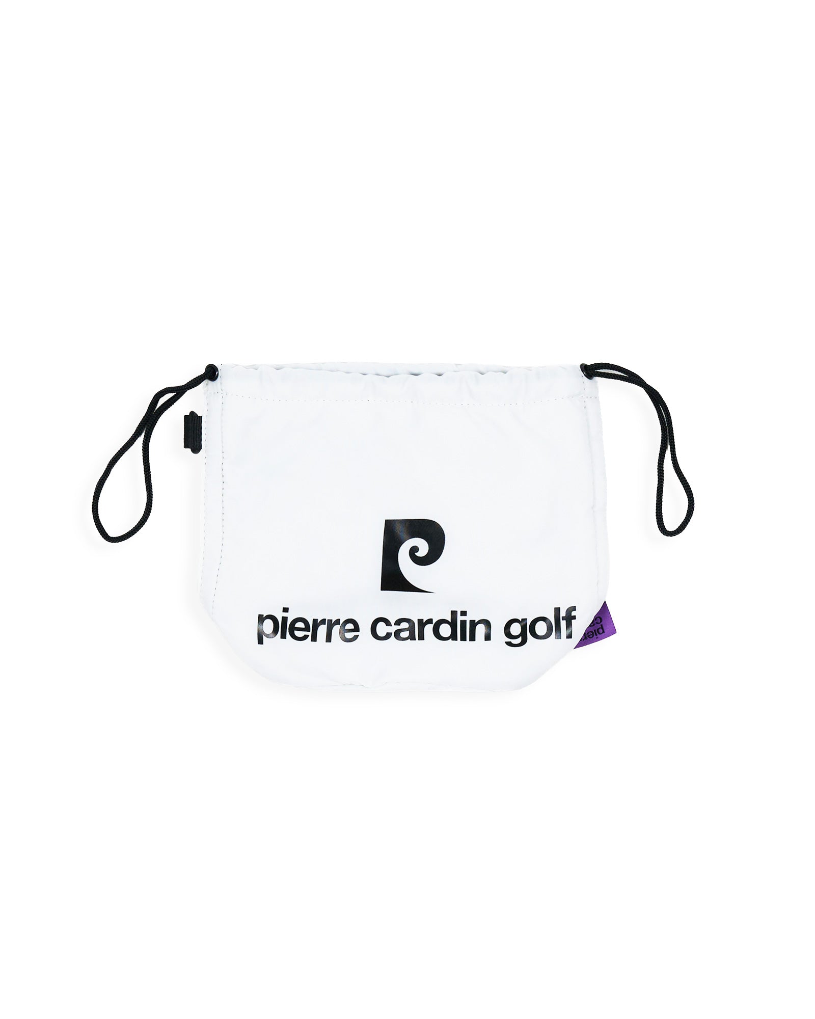 pierre cardin golf バックロゴ 半袖 モック S 白 pierre cardin golf logodesignshort sleeve zippolo | WHITE × MULTI