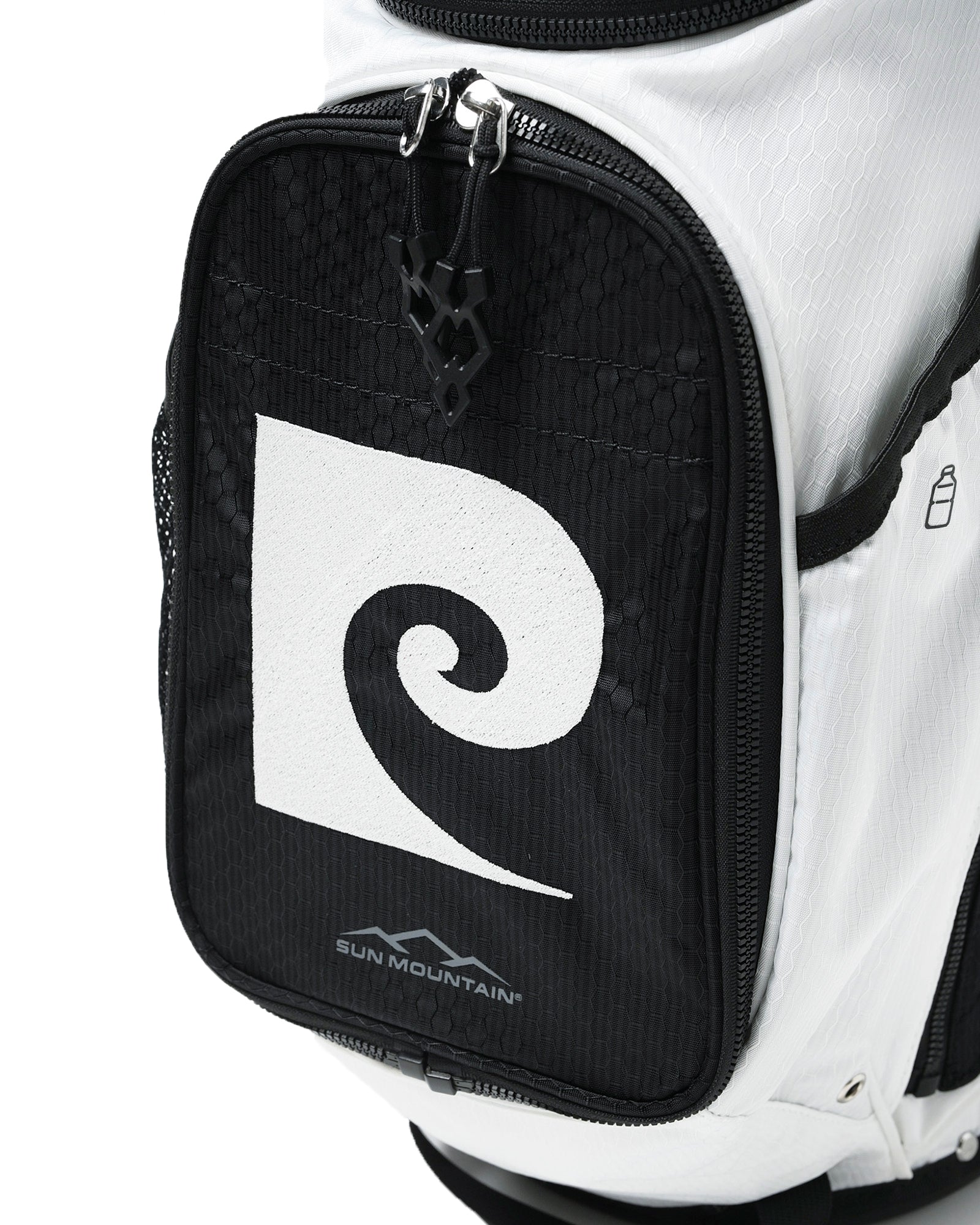 SUN MOUNTAIN ×pierre cardin golf caddy bag | WHITE × BLACK
