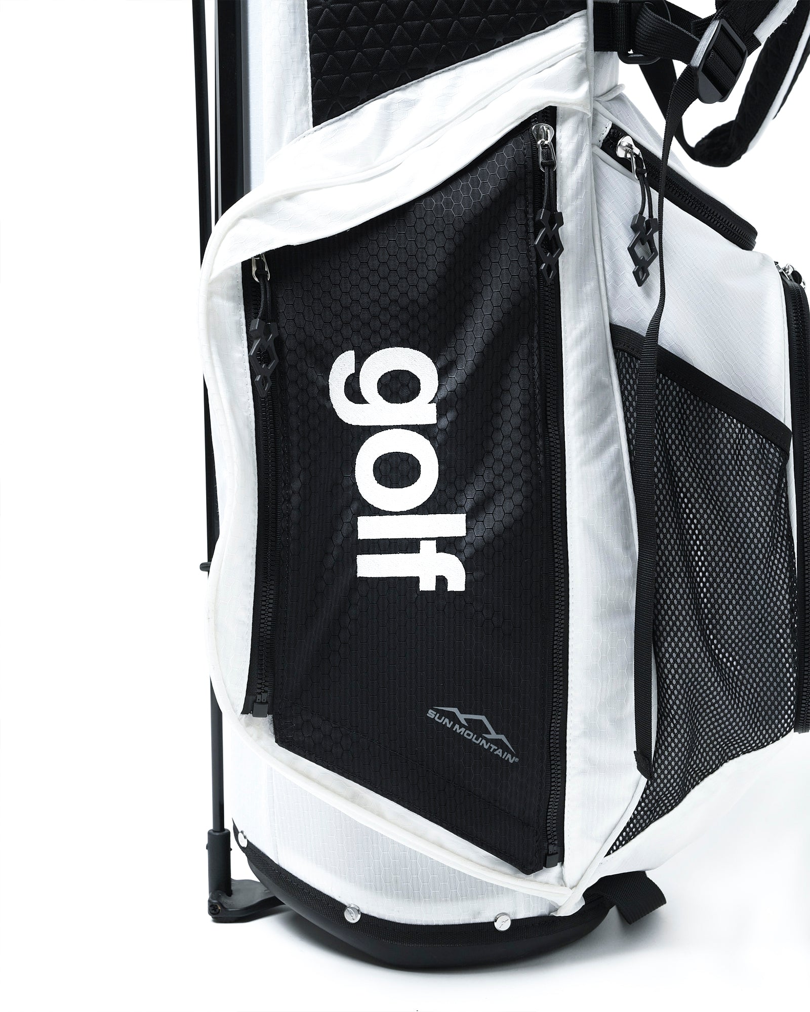 SUN MOUNTAIN ×pierre cardin golf caddy bag | WHITE × BLACK