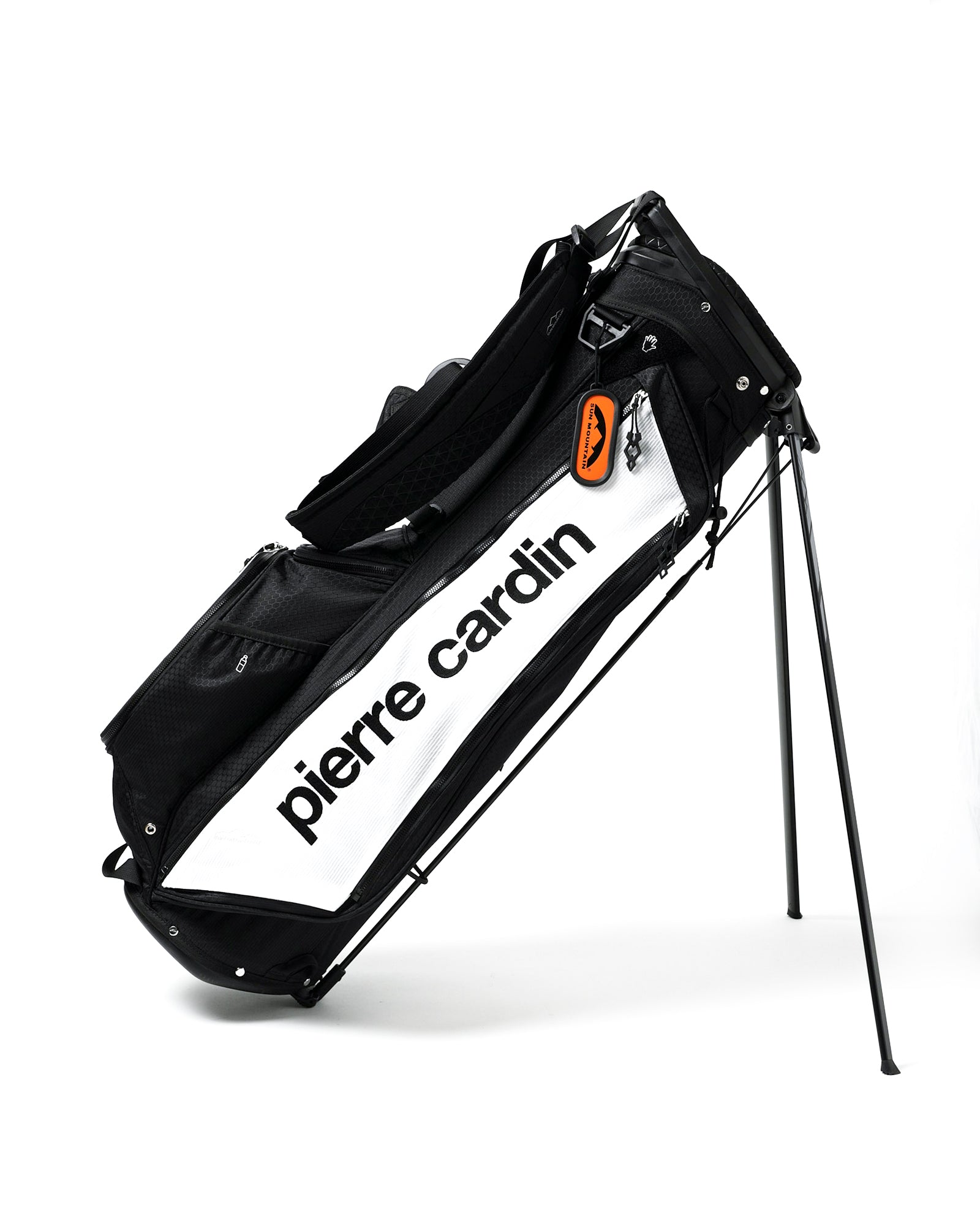 SUN MOUNTAIN ×pierre cardin golf caddy bag | BLACK × WHITE