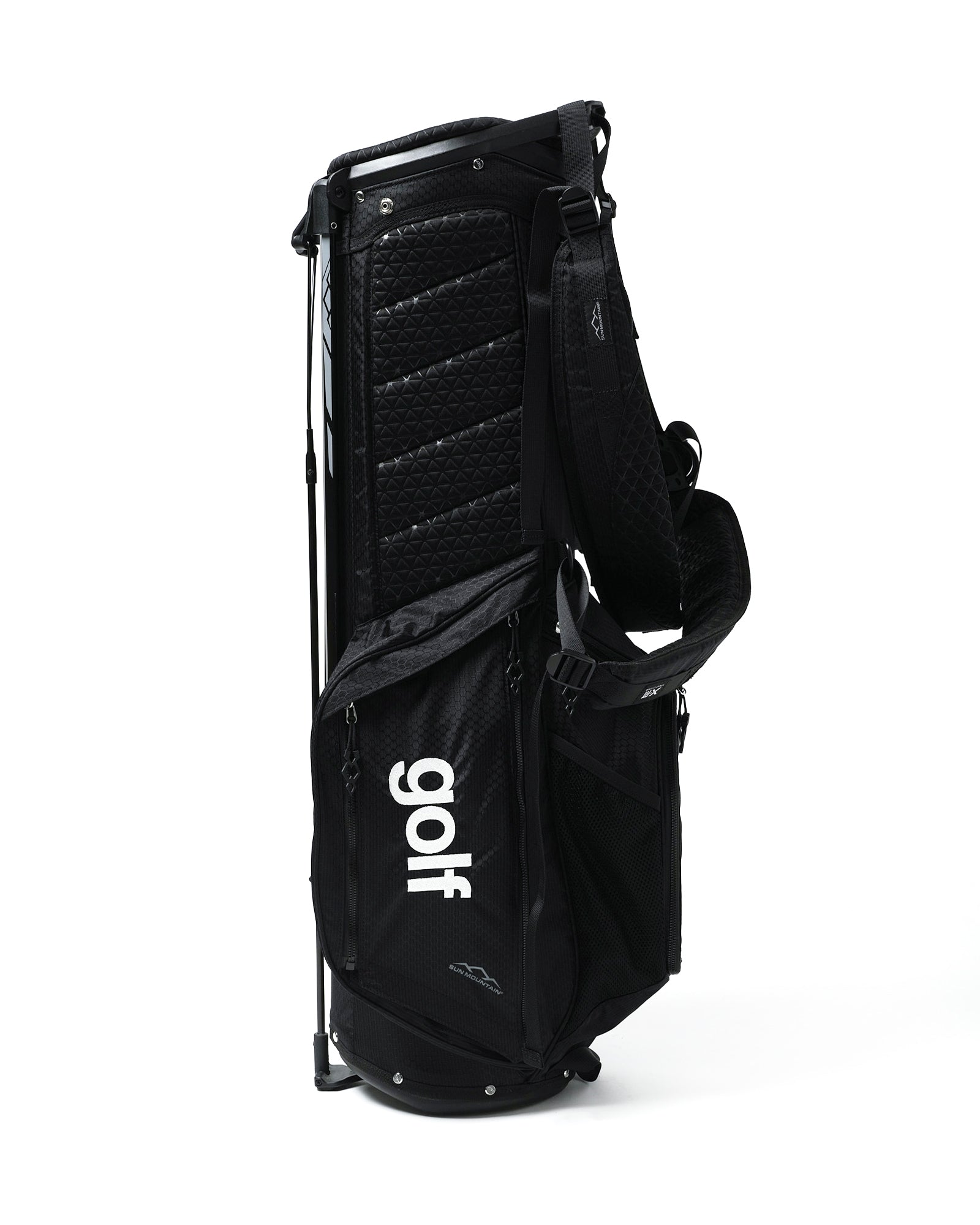 SUN MOUNTAIN ×pierre cardin golf caddy bag | BLACK × BLACK