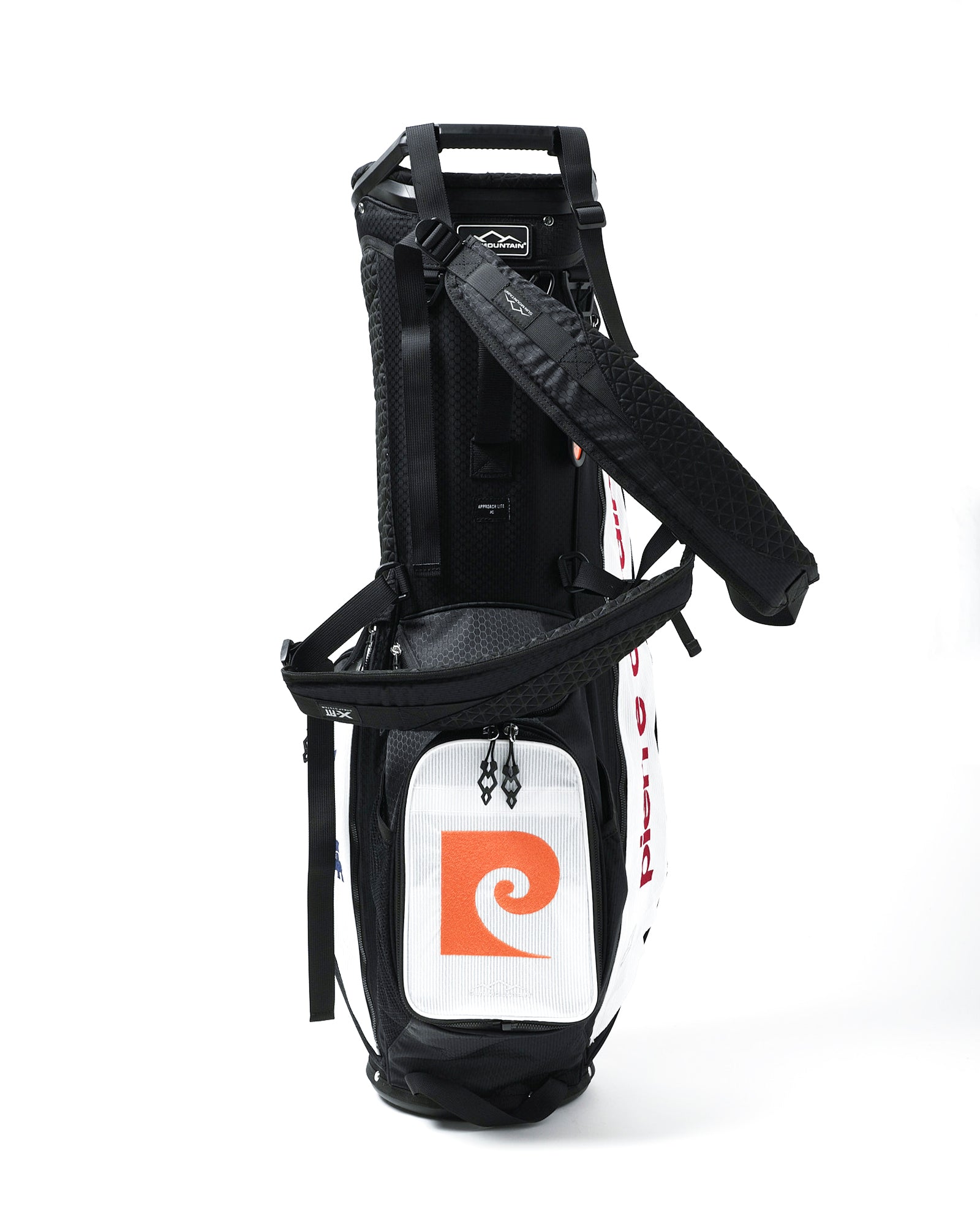 SUN MOUNTAIN ×pierre cardin golf caddy bag | BLACK × WHITE × MULTI