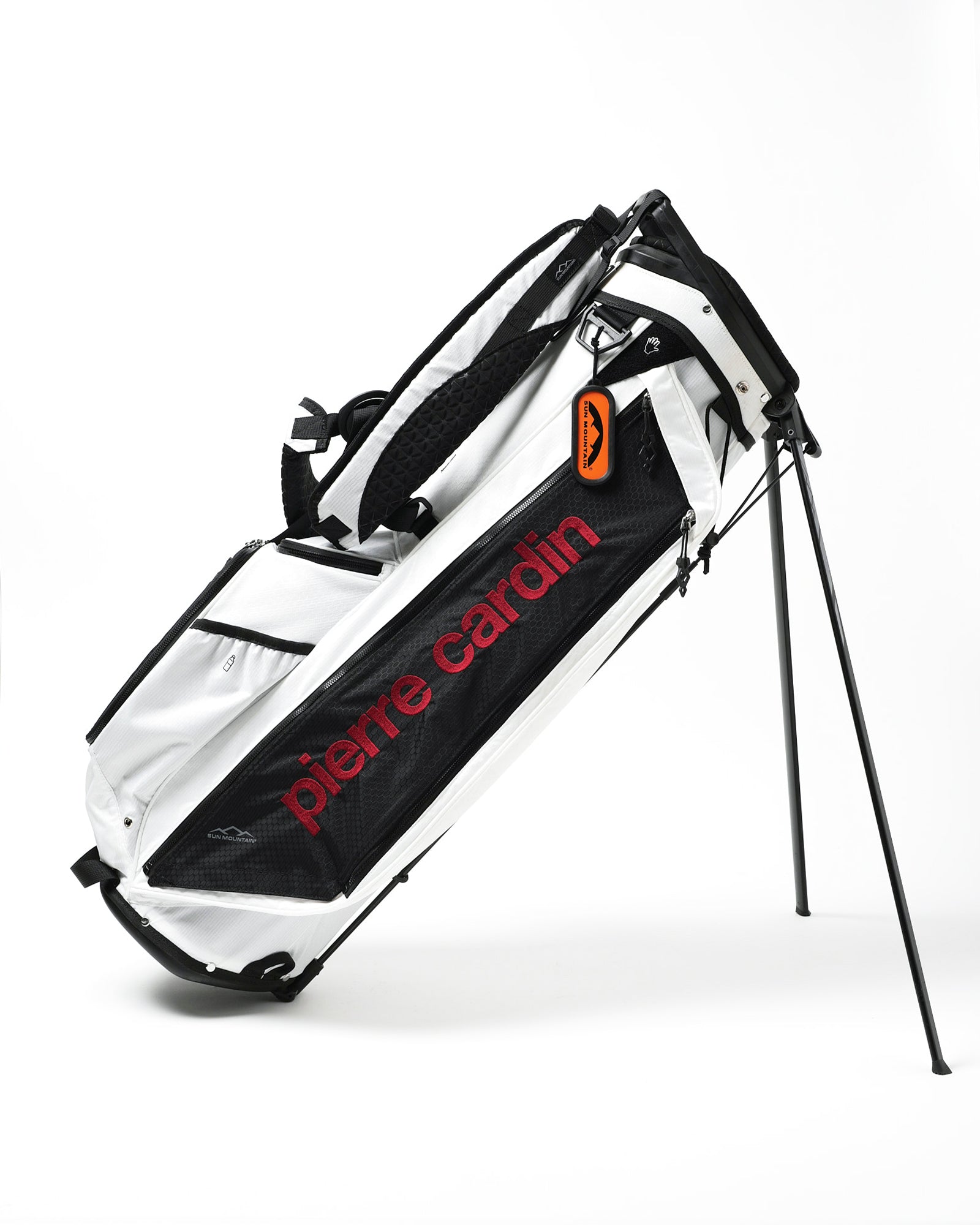 SUN MOUNTAIN ×pierre cardin golf caddy bag | WHITE × BLACK × MULTI