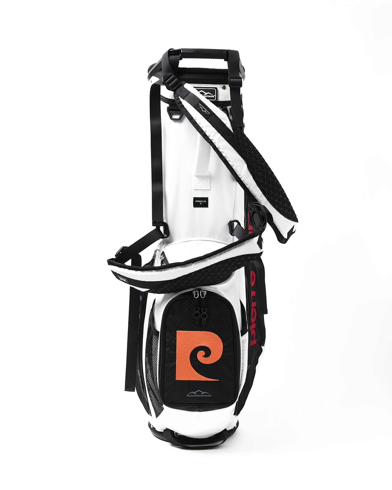SUN MOUNTAIN ×pierre cardin golf caddy bag | WHITE × BLACK × MULTI