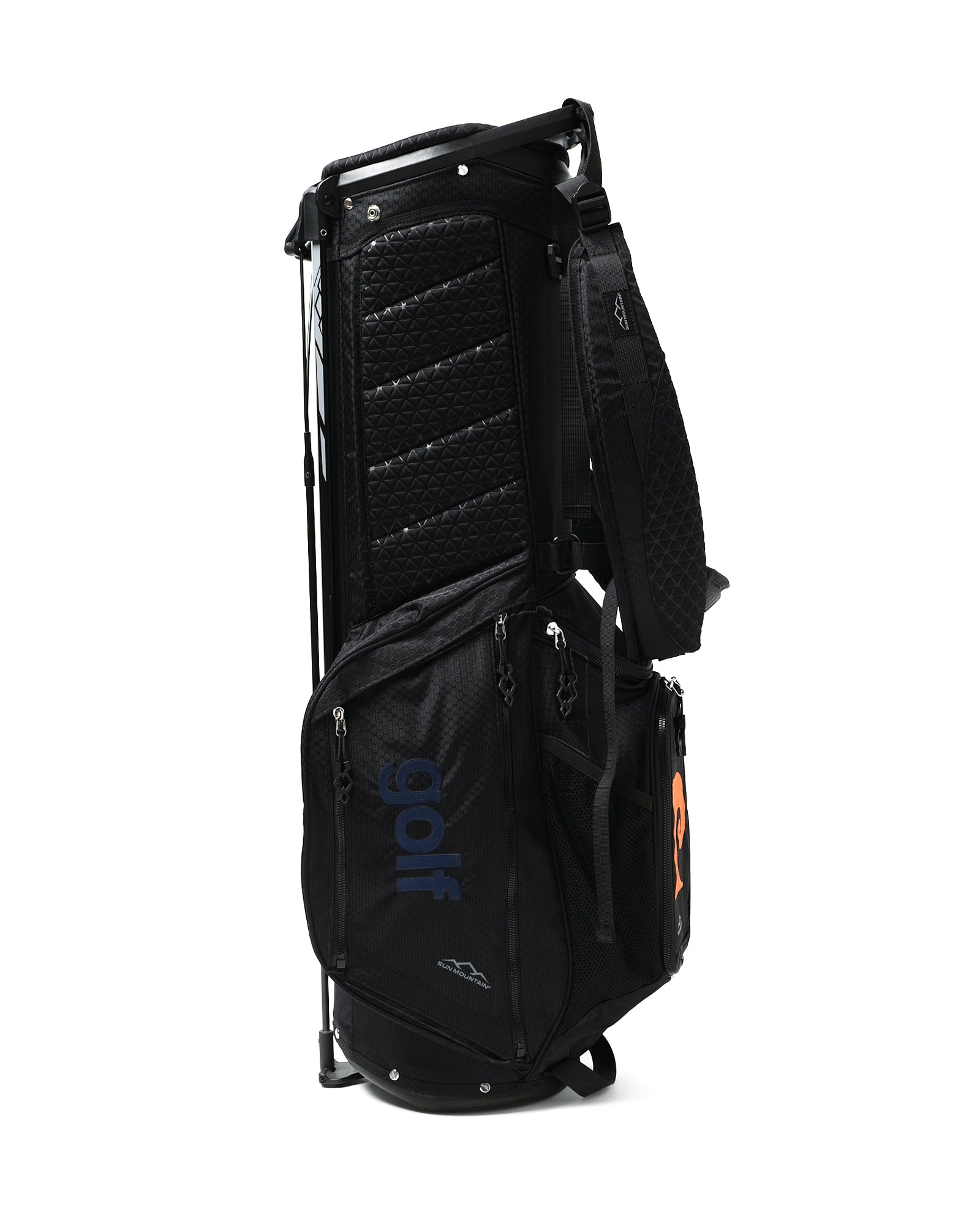 SUN MOUNTAIN ×pierre cardin golf caddy bag | BLACK × BLACK × MULTI