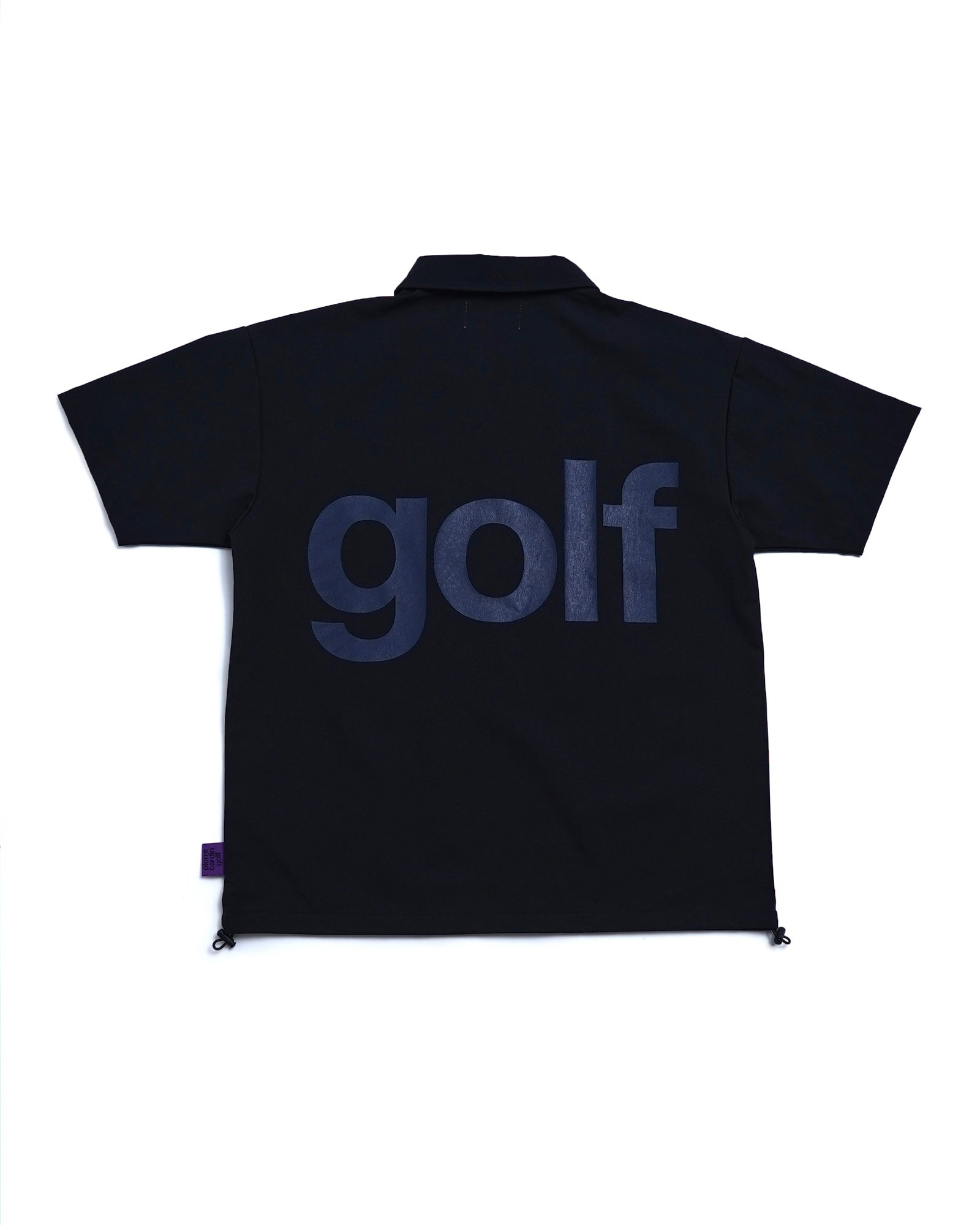 logodesignshort sleeve zippolo | BLACK × MULTI