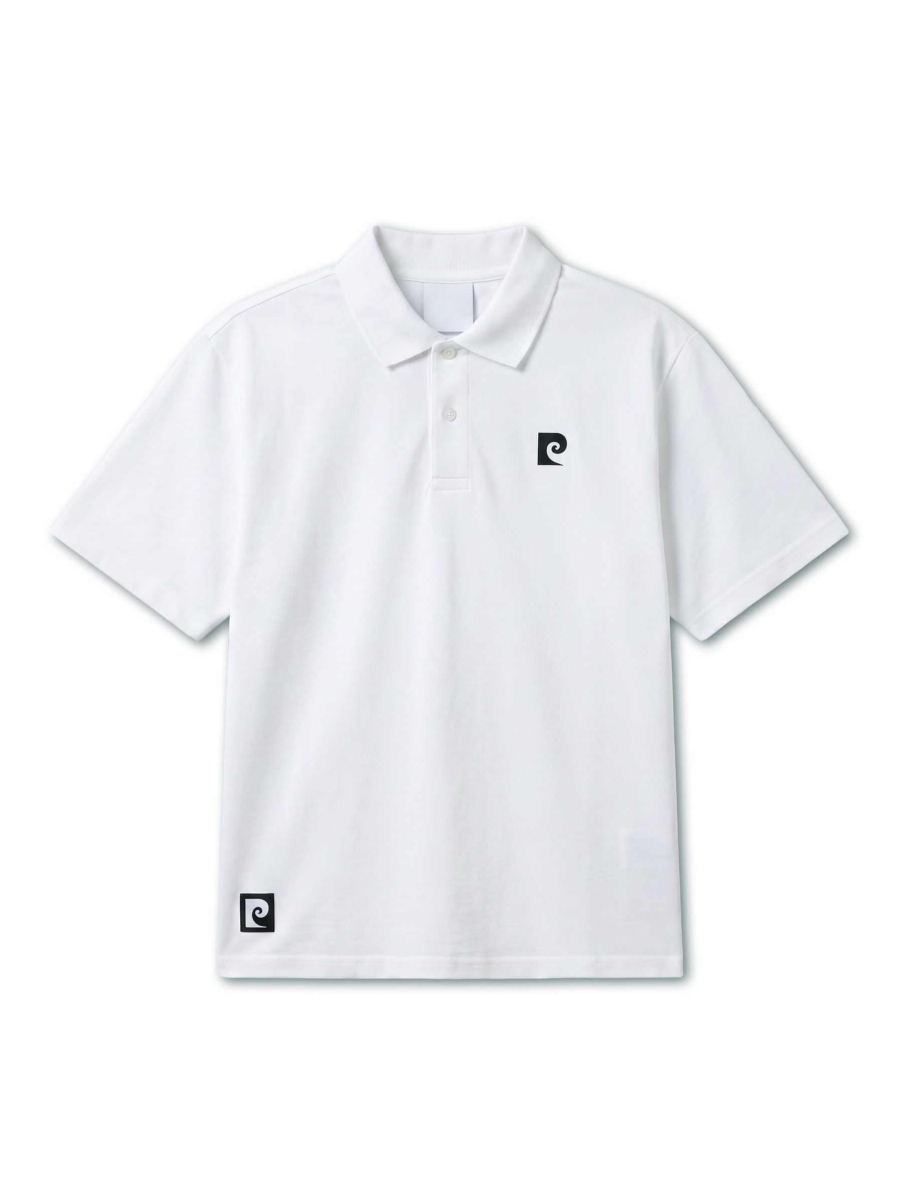 Back pcg logo short sleeve polo｜WHITE - product