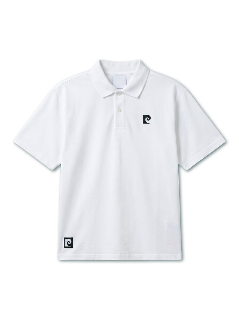 Back pcg logo short sleeve polo｜WHITE - product