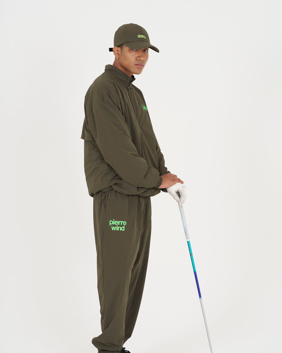 pierre cardin golf ×WIND AND SEA zipup blouson | KHAKI