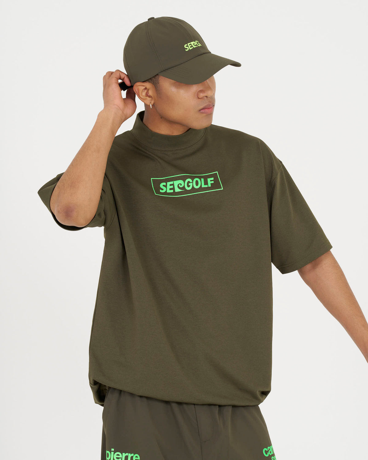 pierre cardin golf ×WIND AND SEA logodesign cap | KHAKI