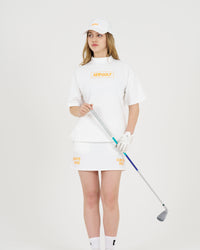 pierre cardin golf ×WIND AND SEA logodesign skirt | WHITE