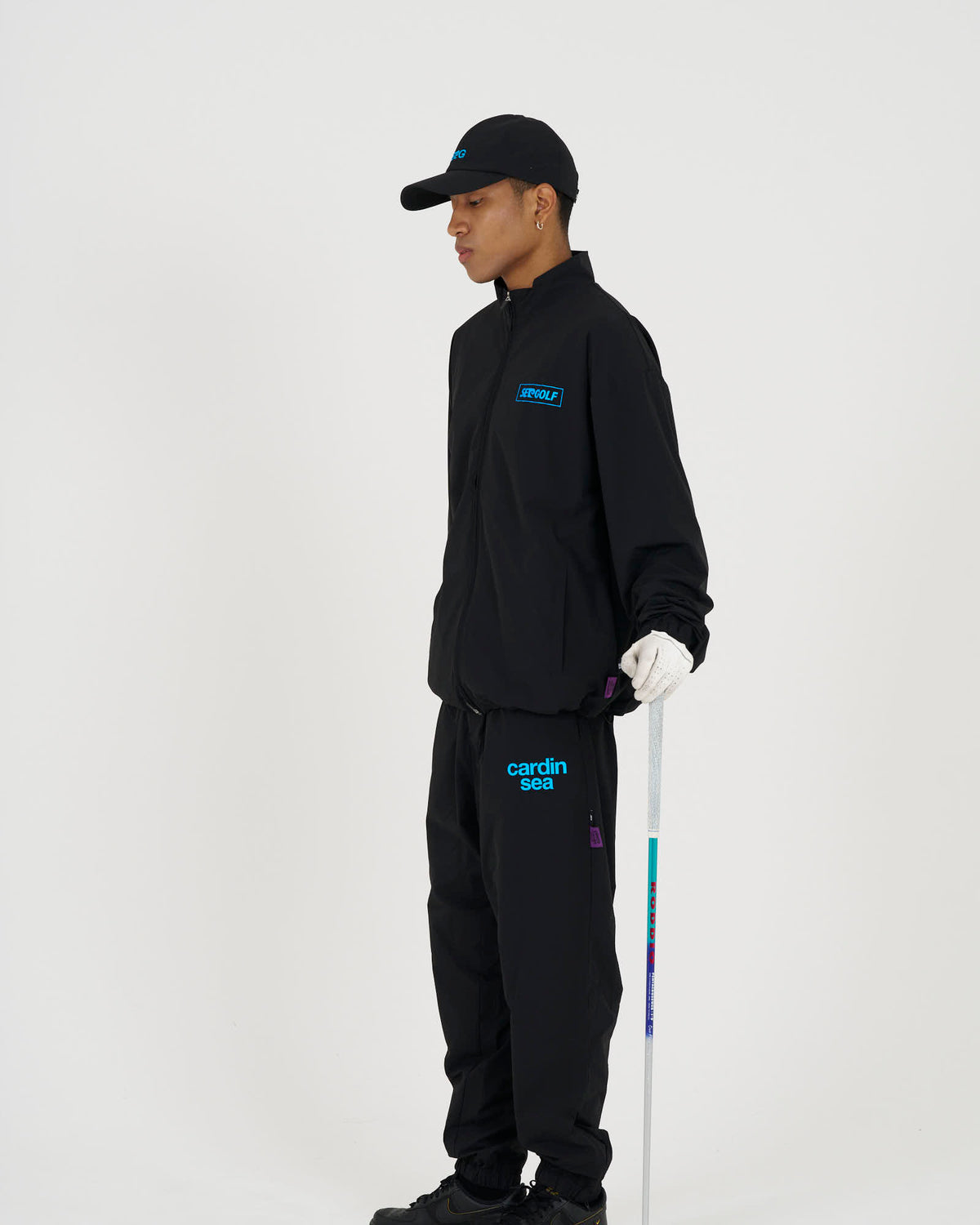 pierre cardin golf ×WIND AND SEA zipup blouson | BLACK