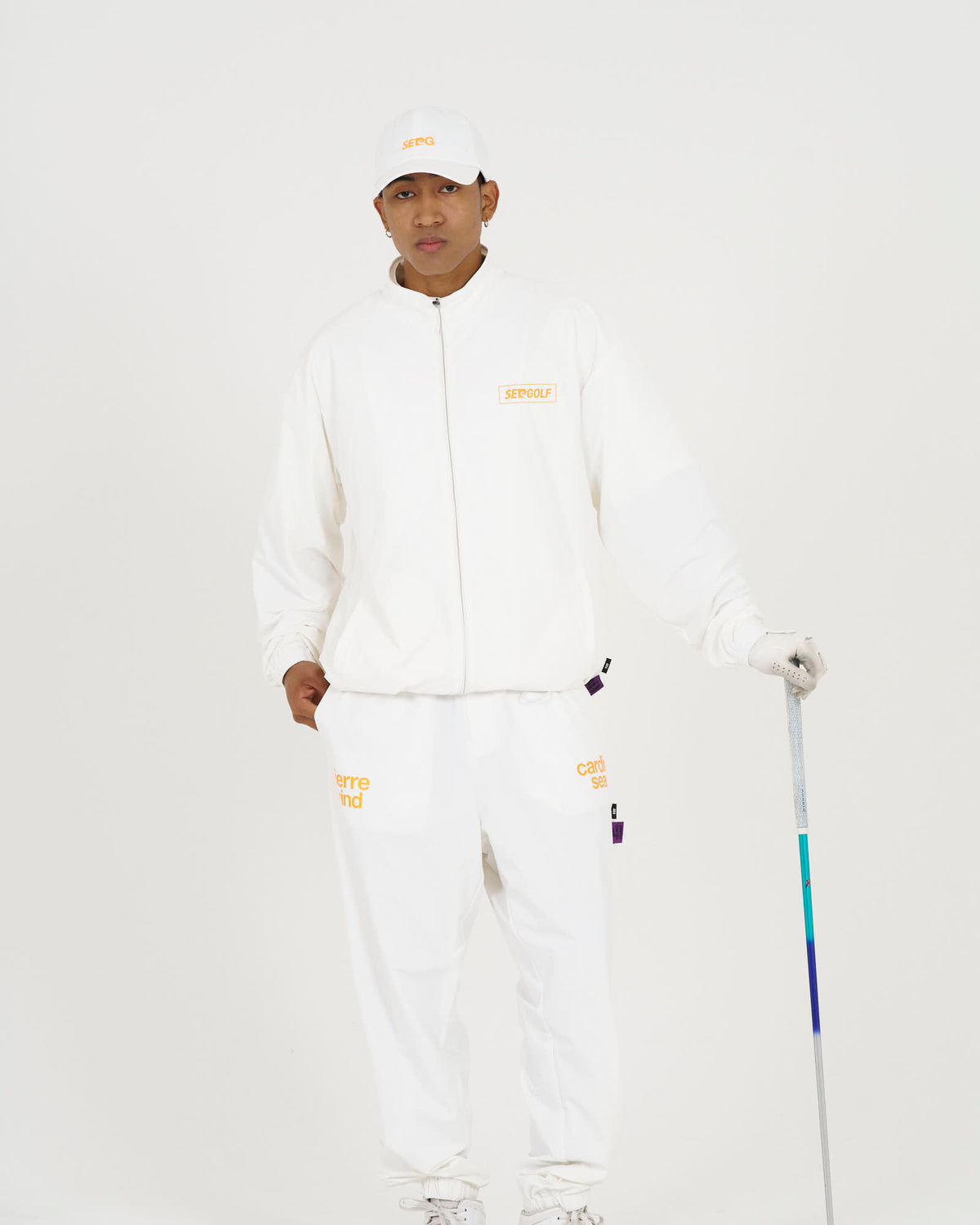 pierre cardin golf ×WIND AND SEA zipup blouson | WHITE