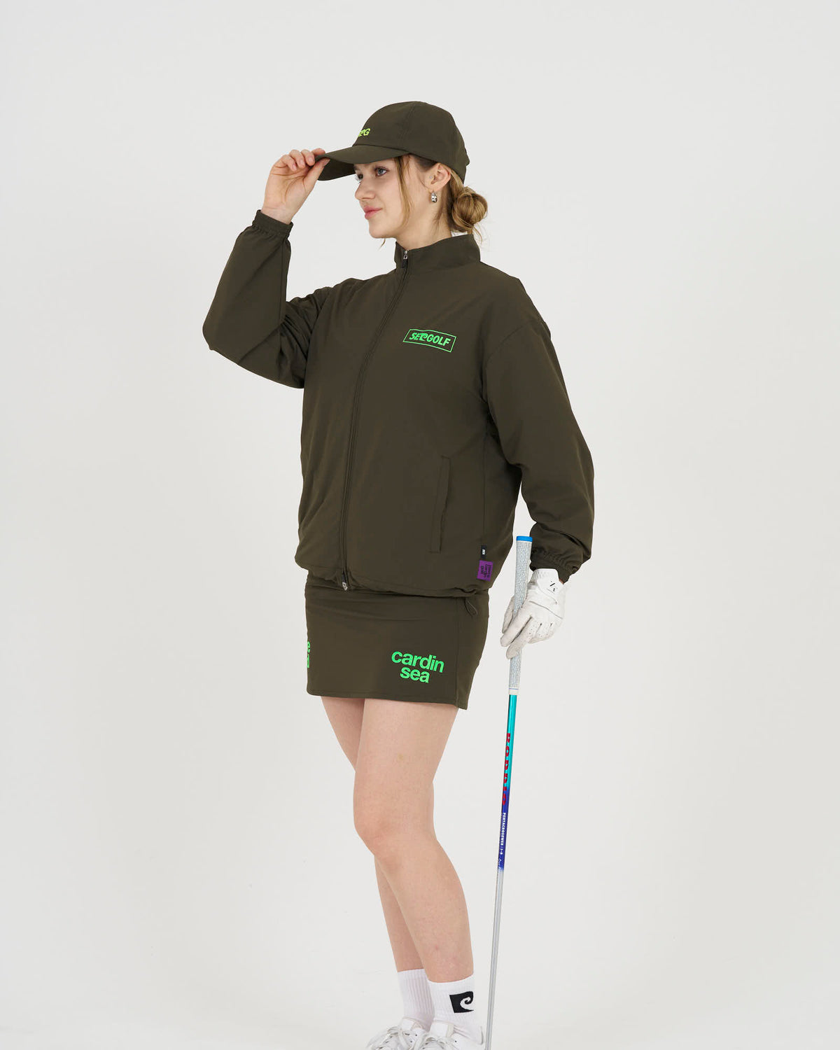 pierre cardin golf ×WIND AND SEA logodesign skirt | KHAKI