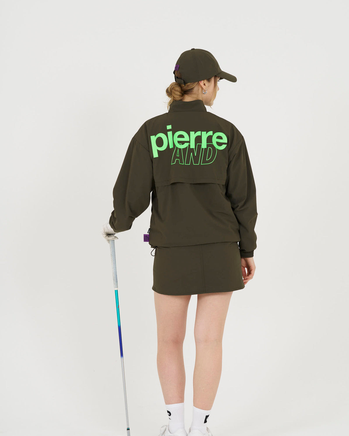 pierre cardin golf ×WIND AND SEA logodesign skirt | KHAKI
