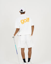 pierre cardin golf ×WIND AND SEA logodesign short pants | WHITE
