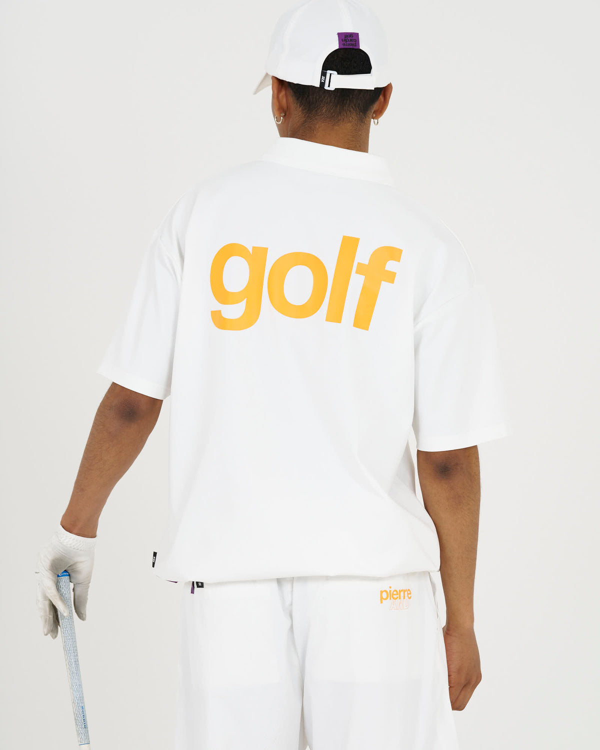 pierre cardin golf ×WIND AND SEA logodesign cap | WHITE