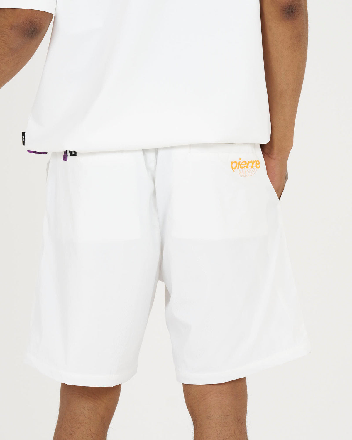pierre cardin golf ×WIND AND SEA logodesign short pants | WHITE