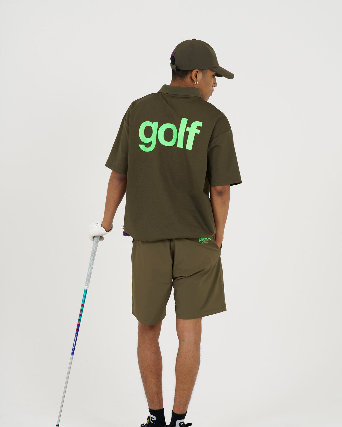 pierre cardin golf ×WIND AND SEA logodesign short pants | KHAKI