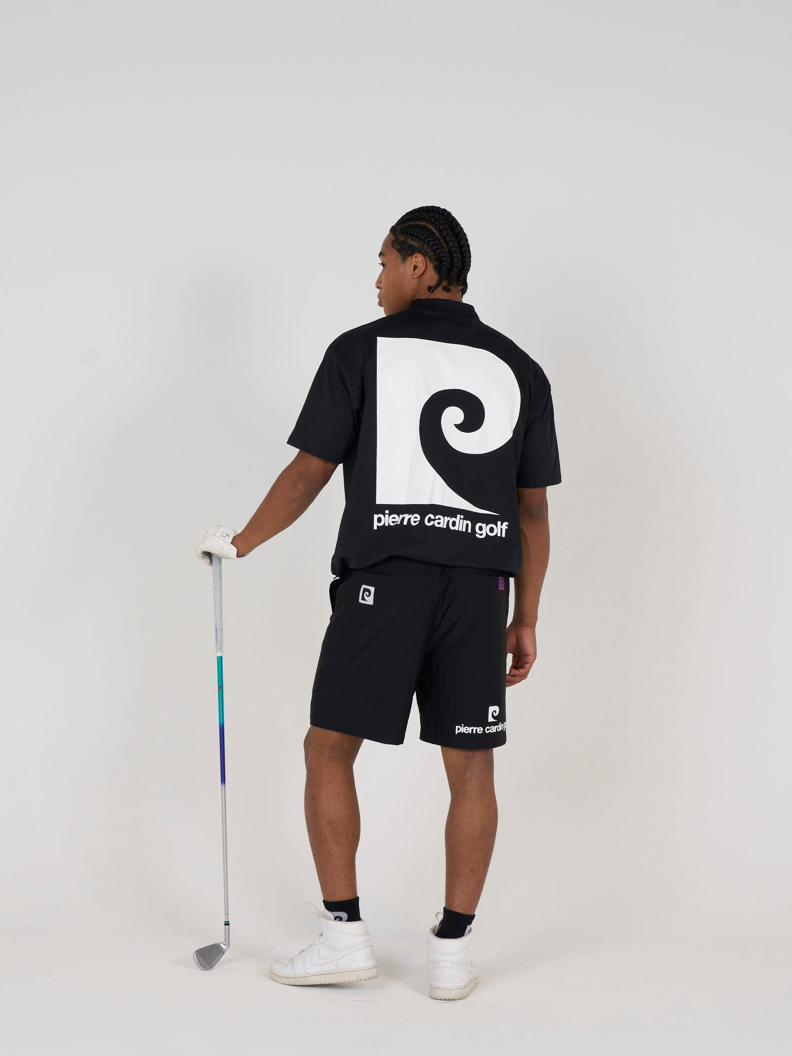 pierre cardin golf graphic P short sleeve mock-neck｜pierre cardin
