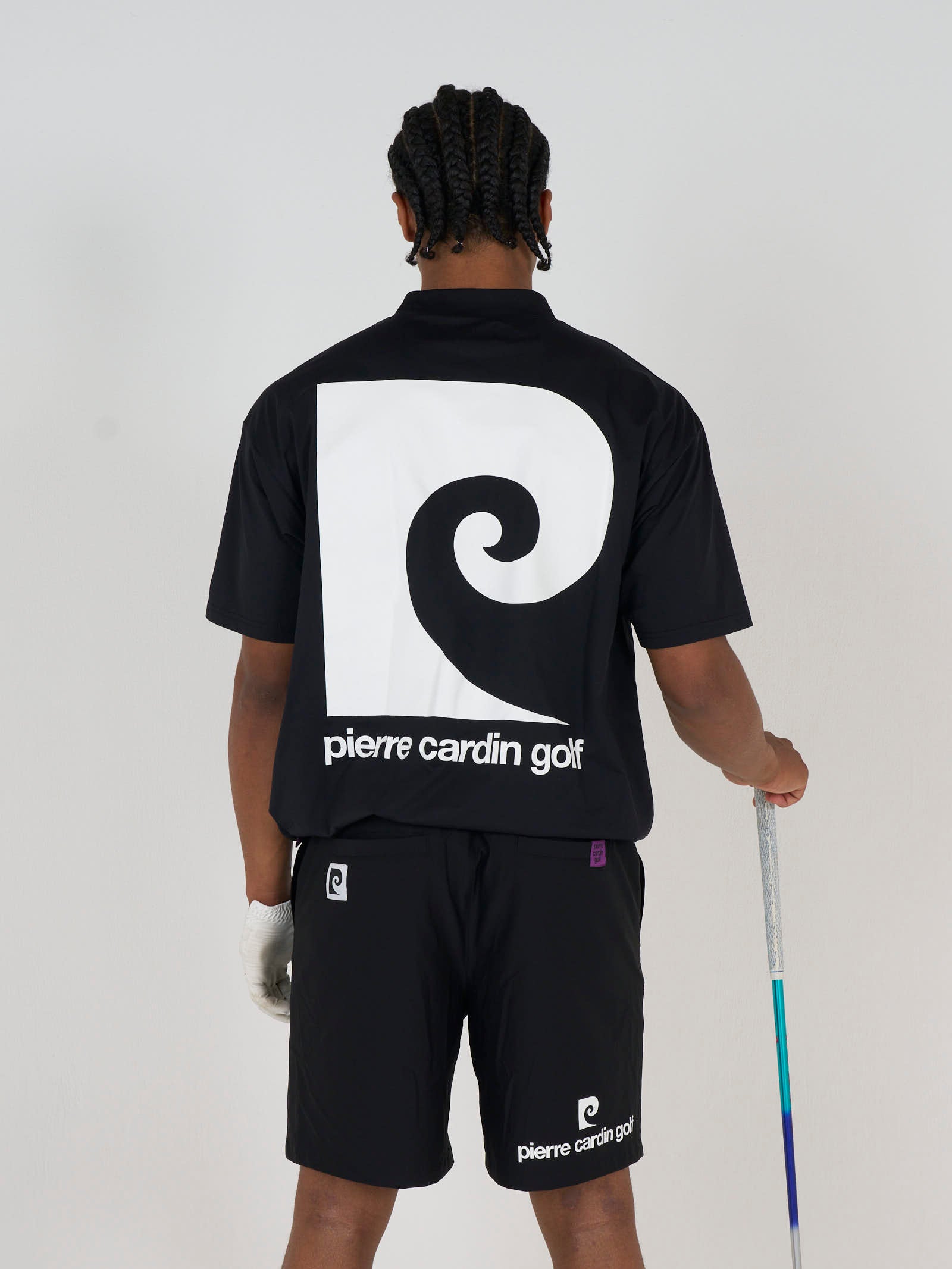 pierre cardin golf graphic P short sleeve mock-neck｜pierre cardin