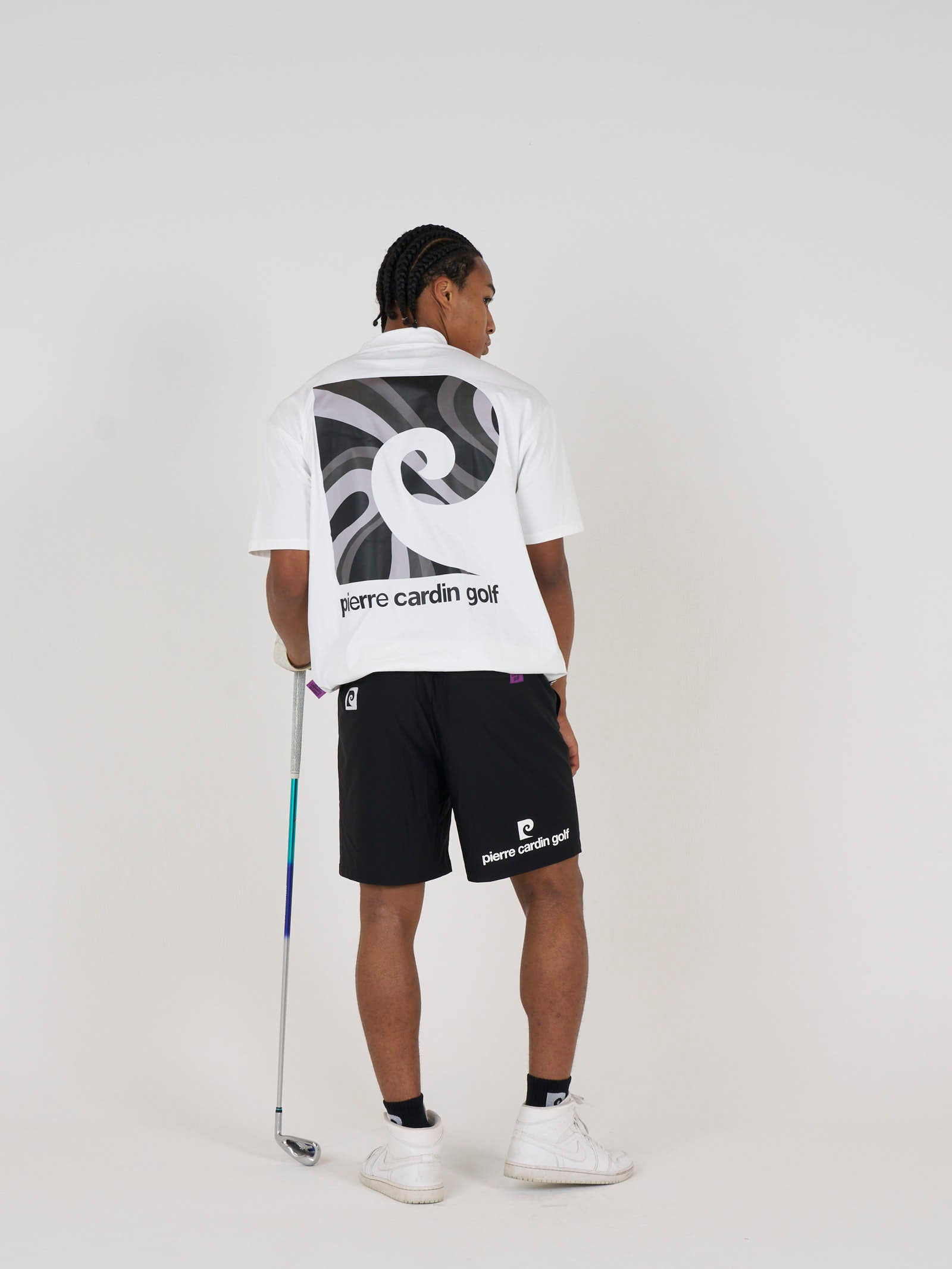 pierre cardin golf graphic P short sleeve mock-neck｜pierre cardin