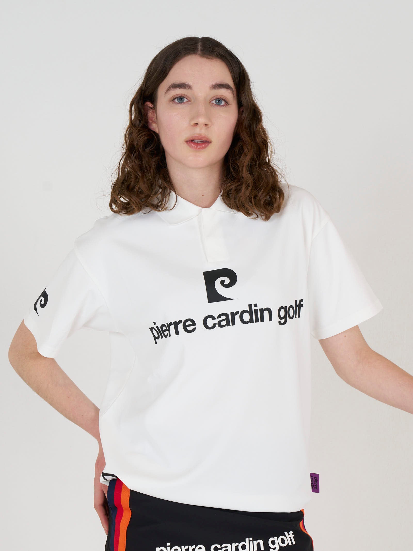 pierre cardin golf front logo short sleeve polo｜pierre cardin