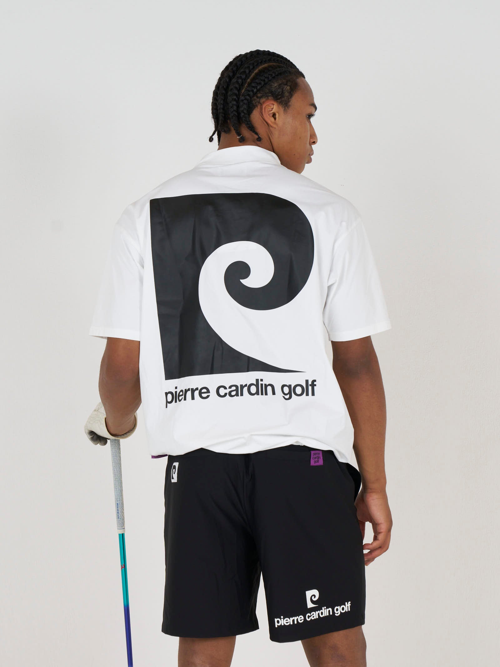 pierre cardin golf graphic P short sleeve mock-neck｜pierre cardin