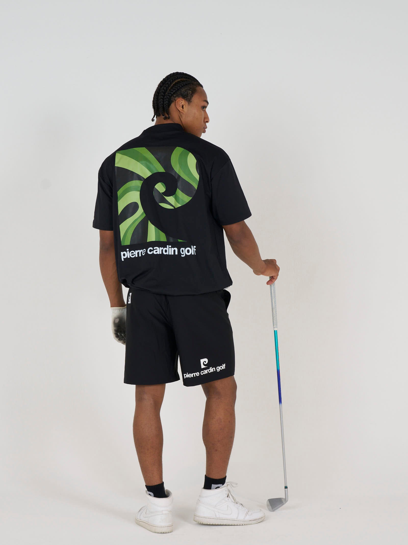 pierre cardin golf graphic P short sleeve mock-neck｜pierre cardin