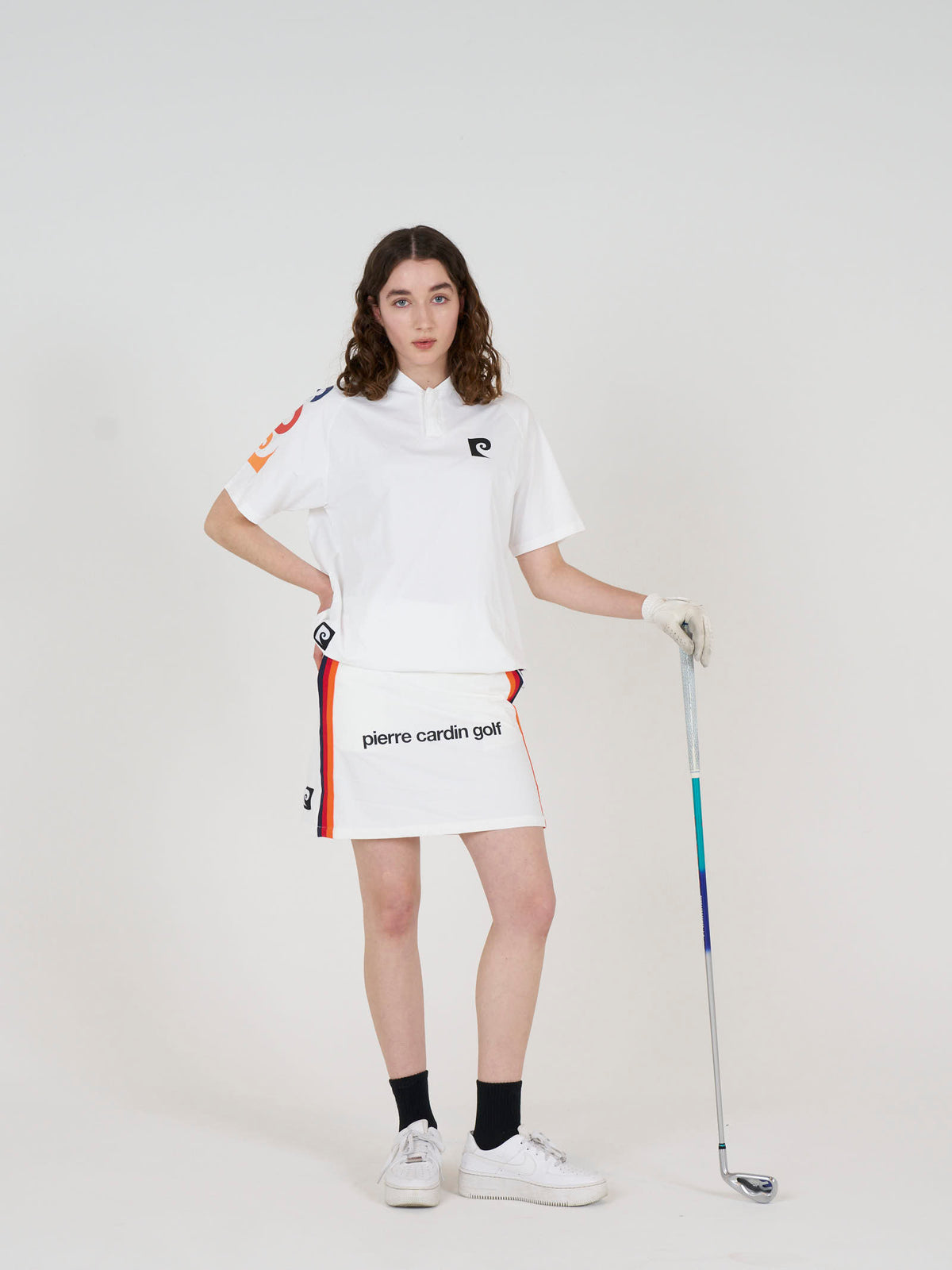side tape skirt｜WHITE - product