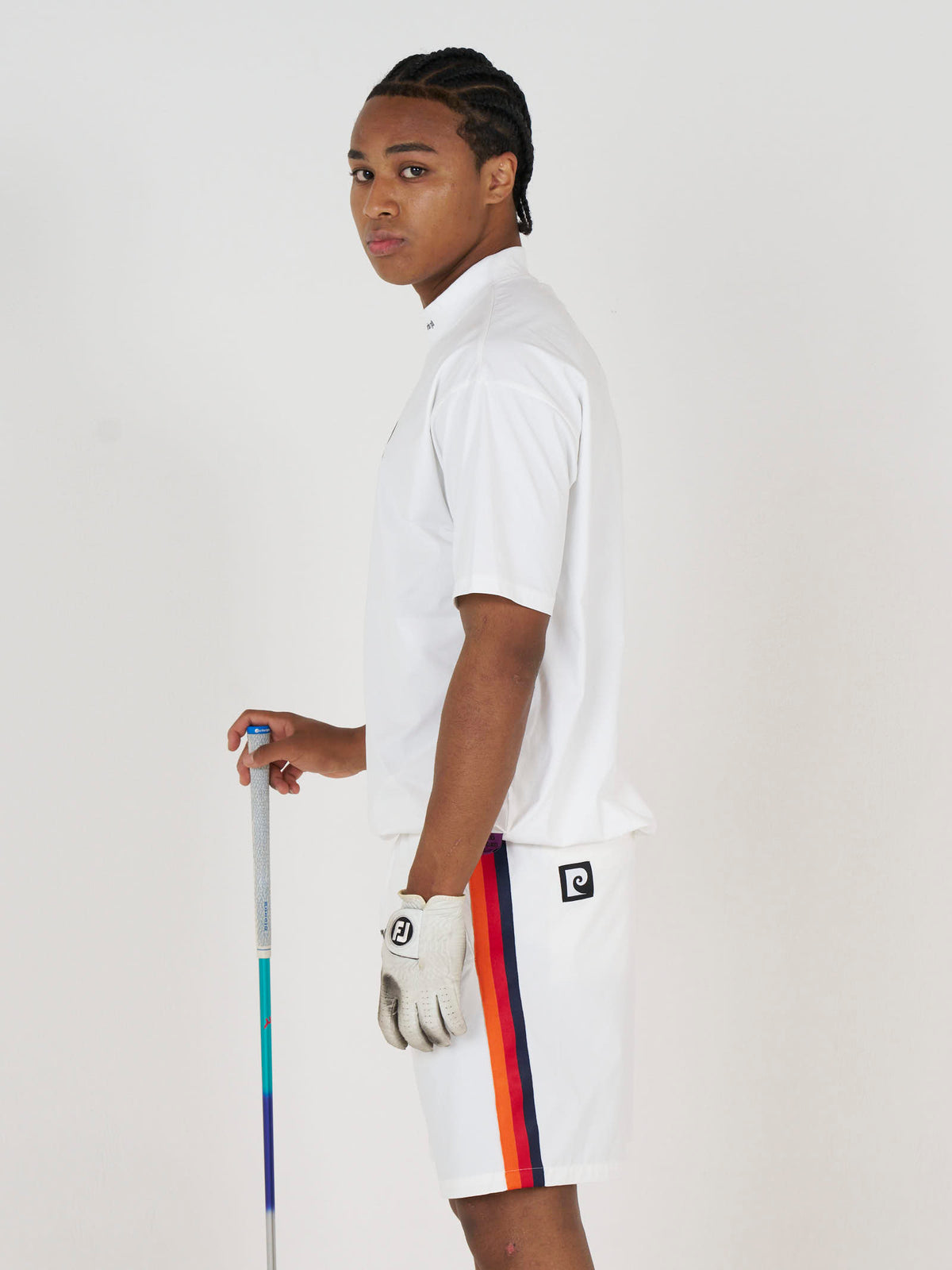 side tape short pants｜WHITE - product