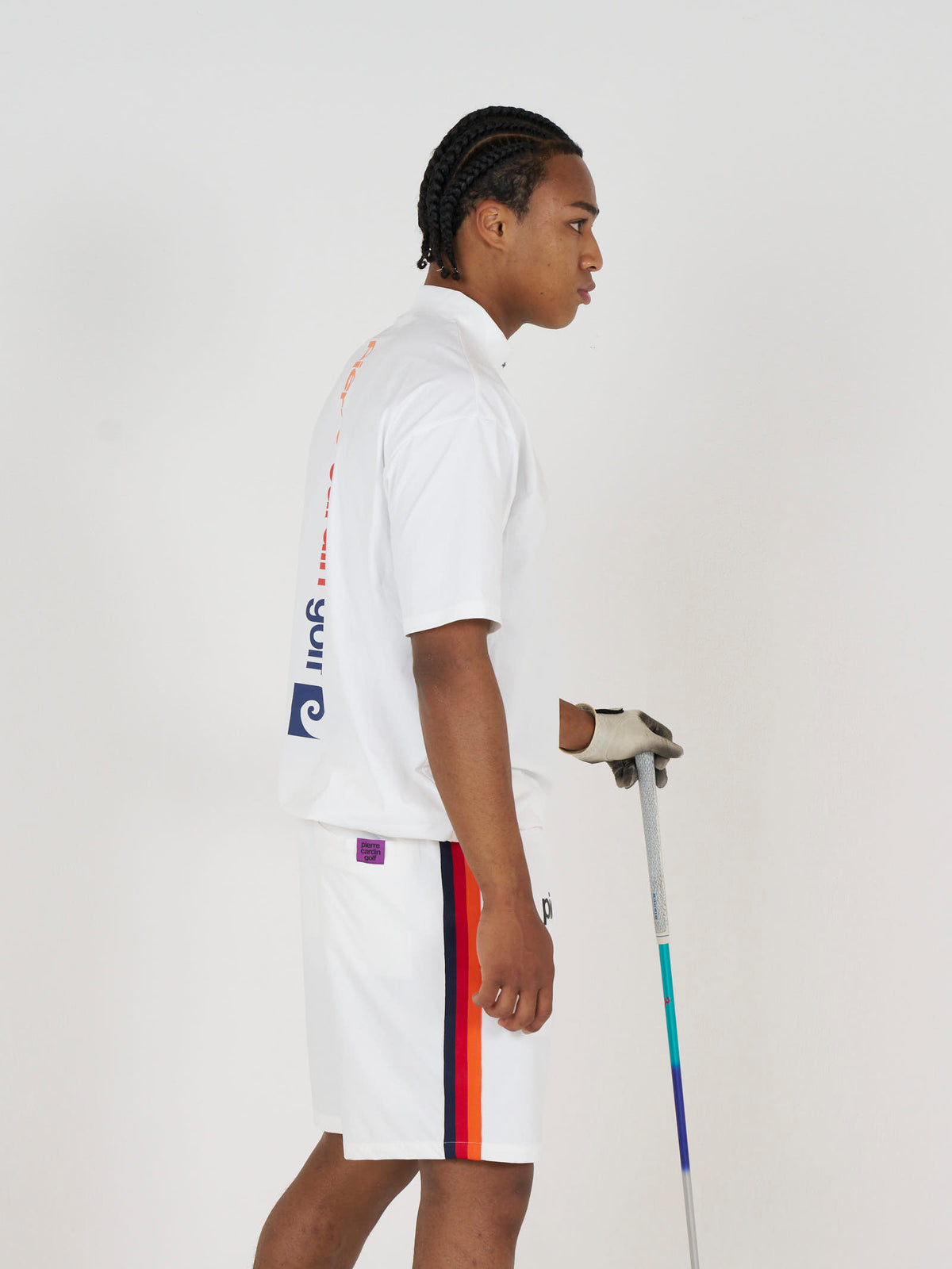 side tape short pants｜WHITE - product