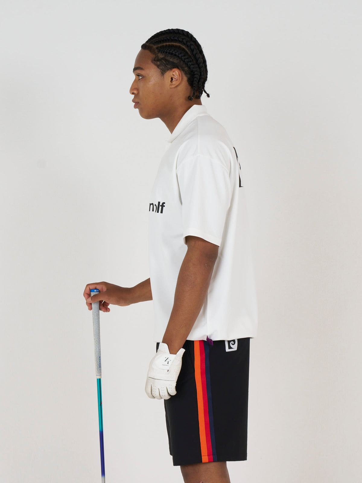 side tape short pants｜BLACK - product