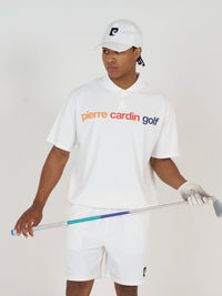 back Plogo short sleeve polo｜WHITE × MULTI - product