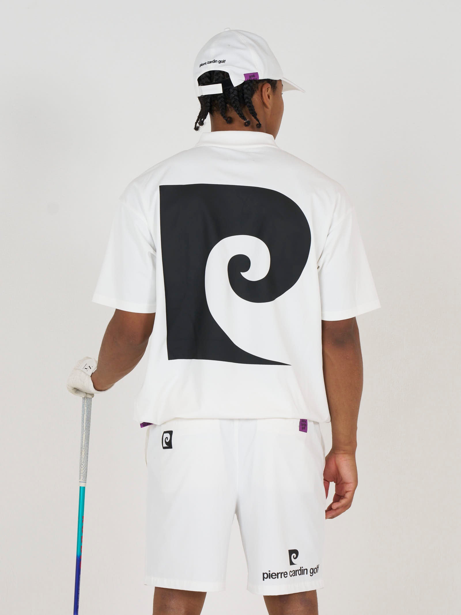 pierre cardin golf back Plogo short sleeve polo WHITE × MULTI pierre cardin golf back Plogo short sleeve polo｜pierre cardin golf