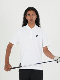 Back pcg logo short sleeve polo｜WHITE - model