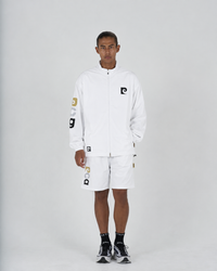 pierre cardin golf × ESTNATION logodesign long sleeve zip blouson｜WHITE