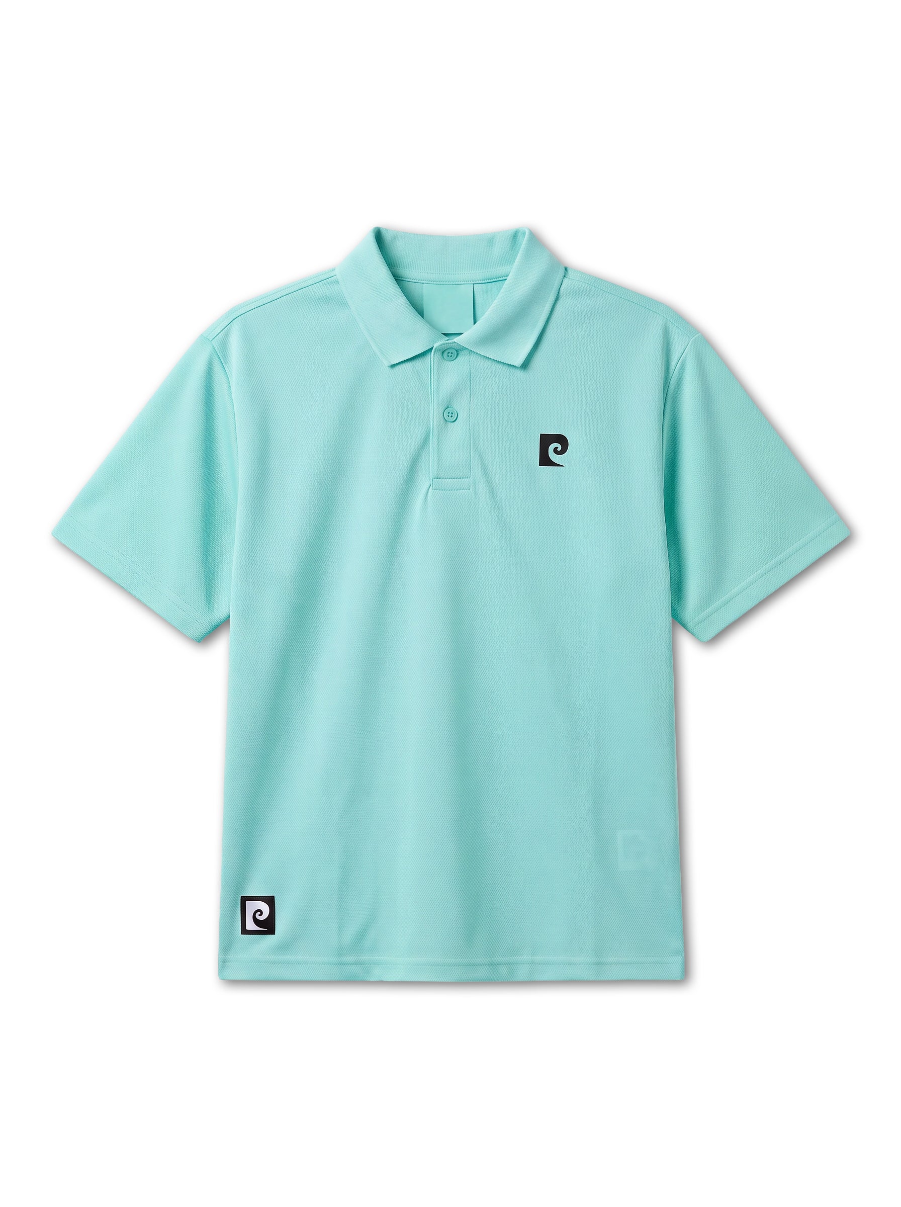 Back pcg logo short sleeve ladies polo｜MINT - product