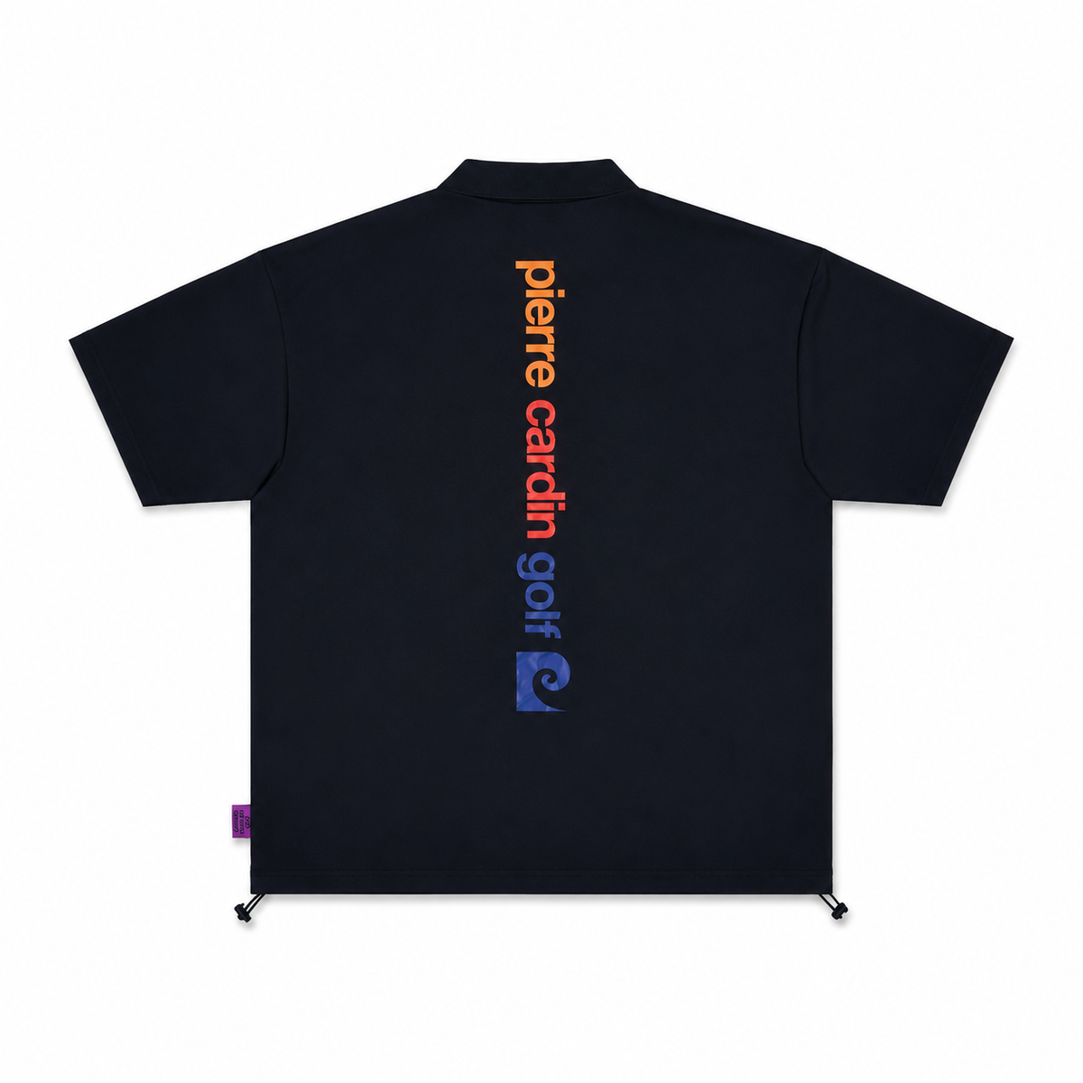 pierre cardin golf back logo short sleeve mock-neck｜pierre cardin
