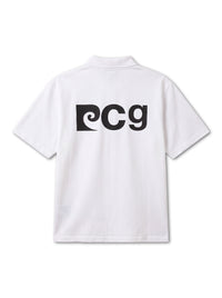 Back pcg logo short sleeve polo｜WHITE - product