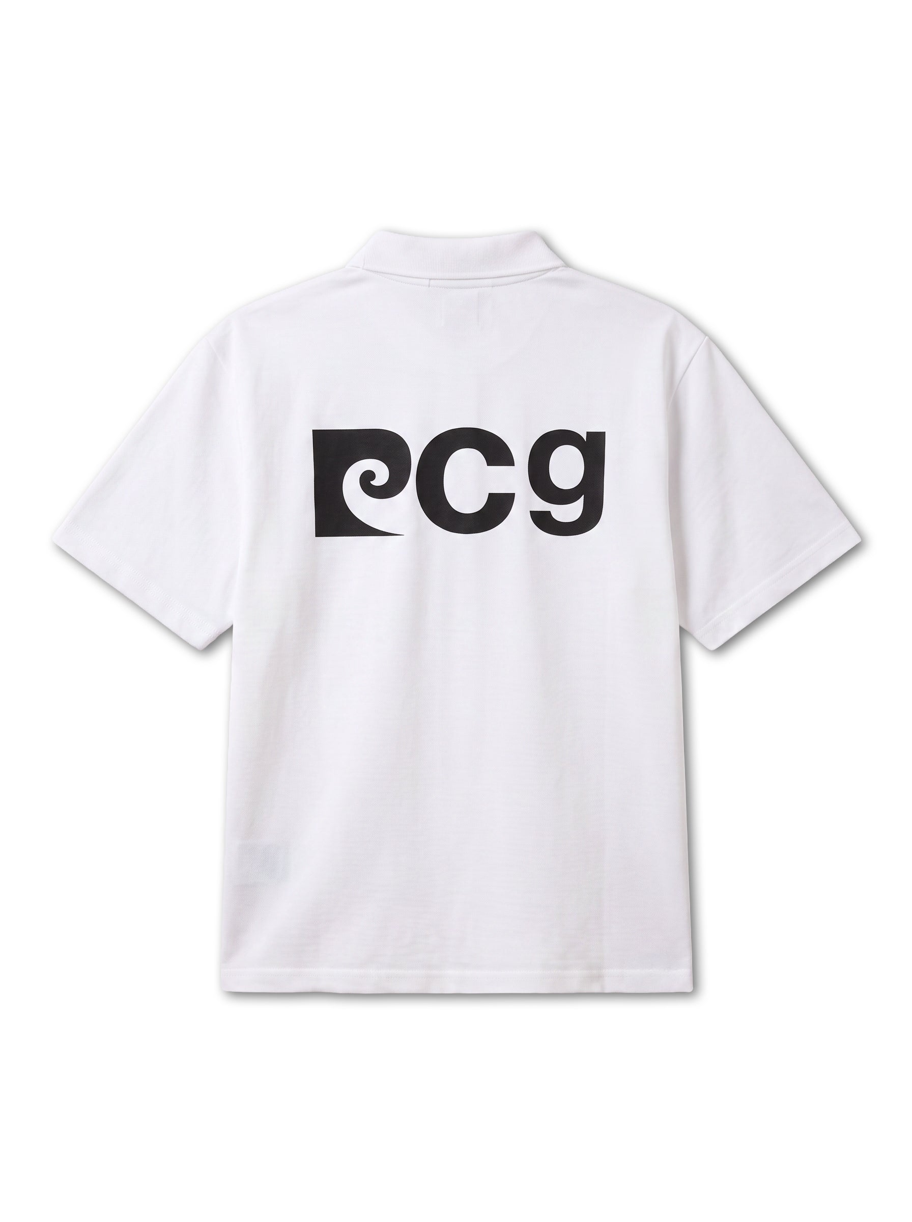 Back pcg logo short sleeve polo｜WHITE - product