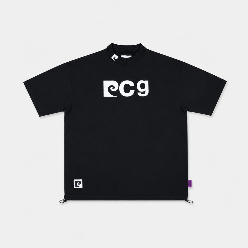 pierre cardin golf graphic P short sleeve mock-neck｜pierre cardin
