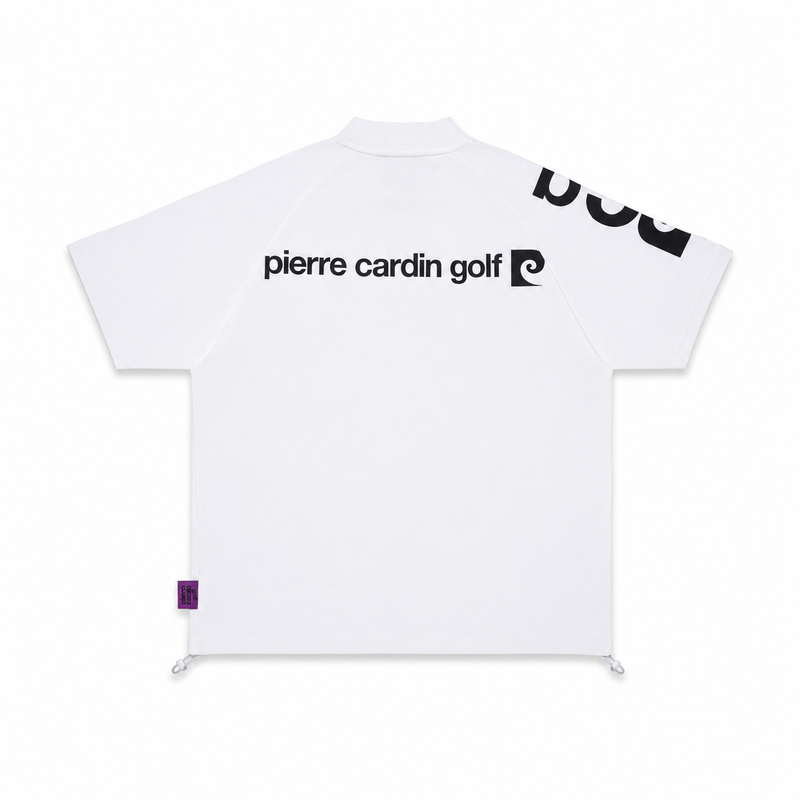 pierre cardin golf sleeve logo short sleeve henry neck｜pierre