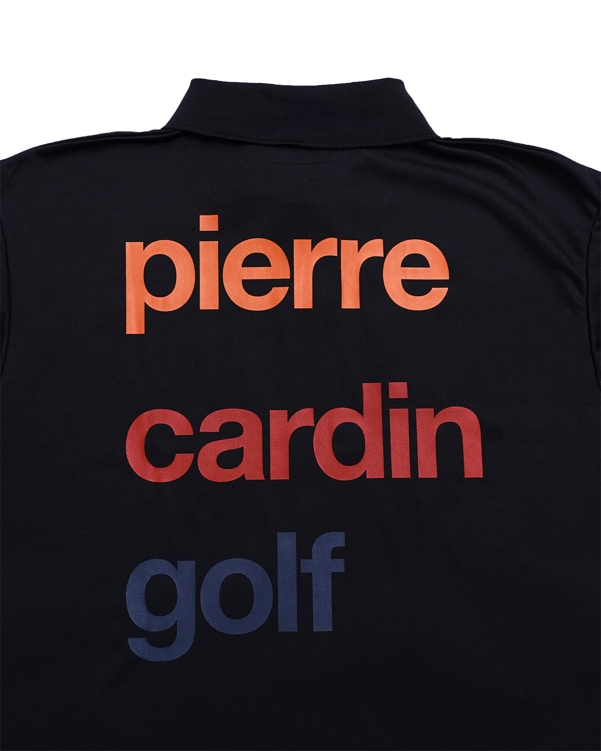 pierre cardin golf logodesign short sleeve polo | BLACK × MULTI