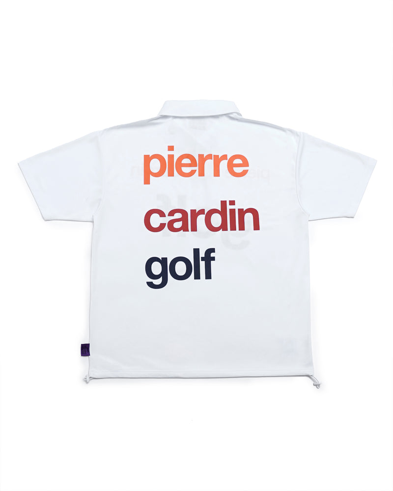 pierre cardin golf logodesign short sleeve polo | WHITE × MULTI