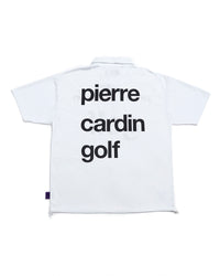 logodesign short sleeve polo | WHITE × BLACK