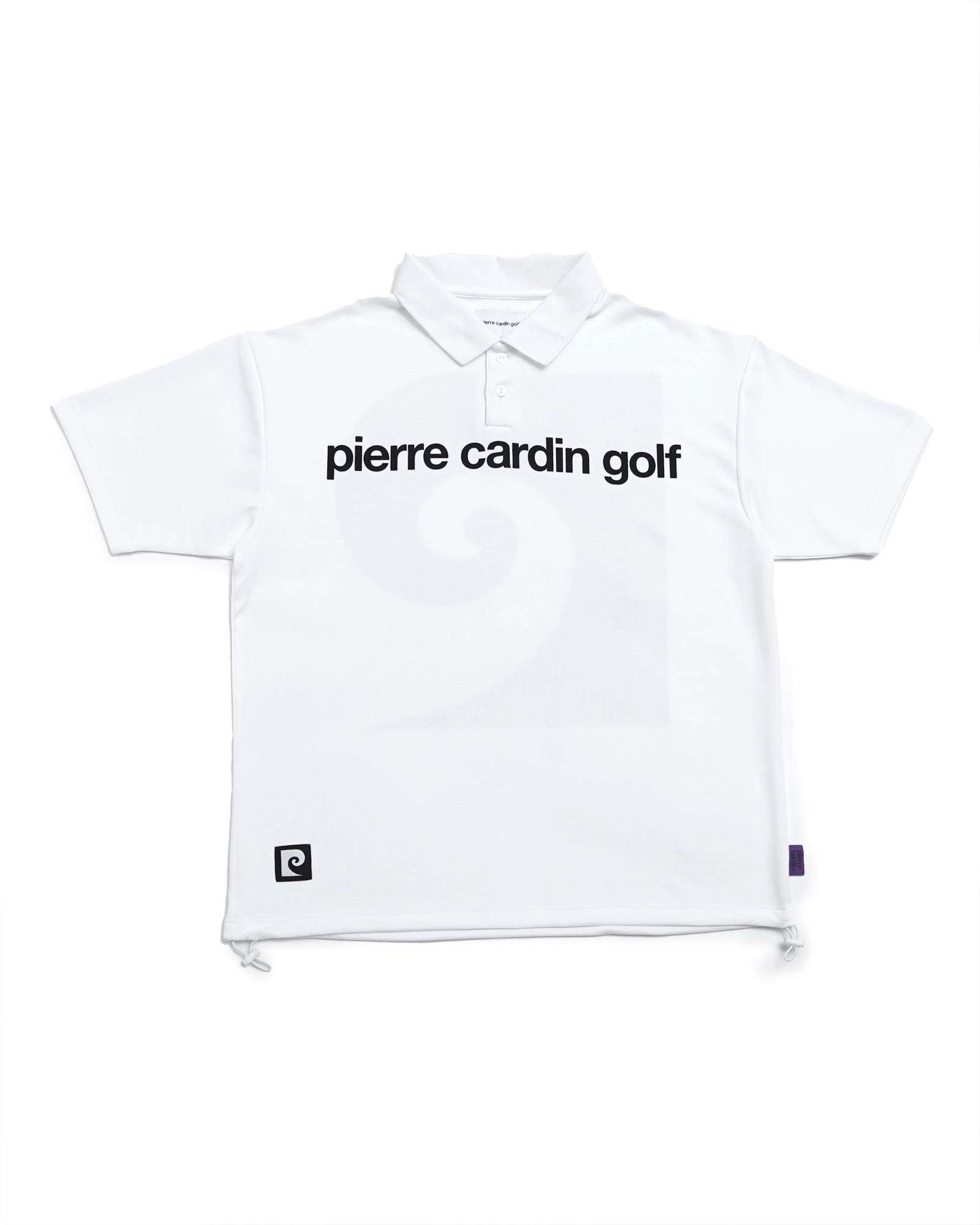 P logo short sleeve polo | WHITE