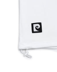 P logo short sleeve polo | WHITE