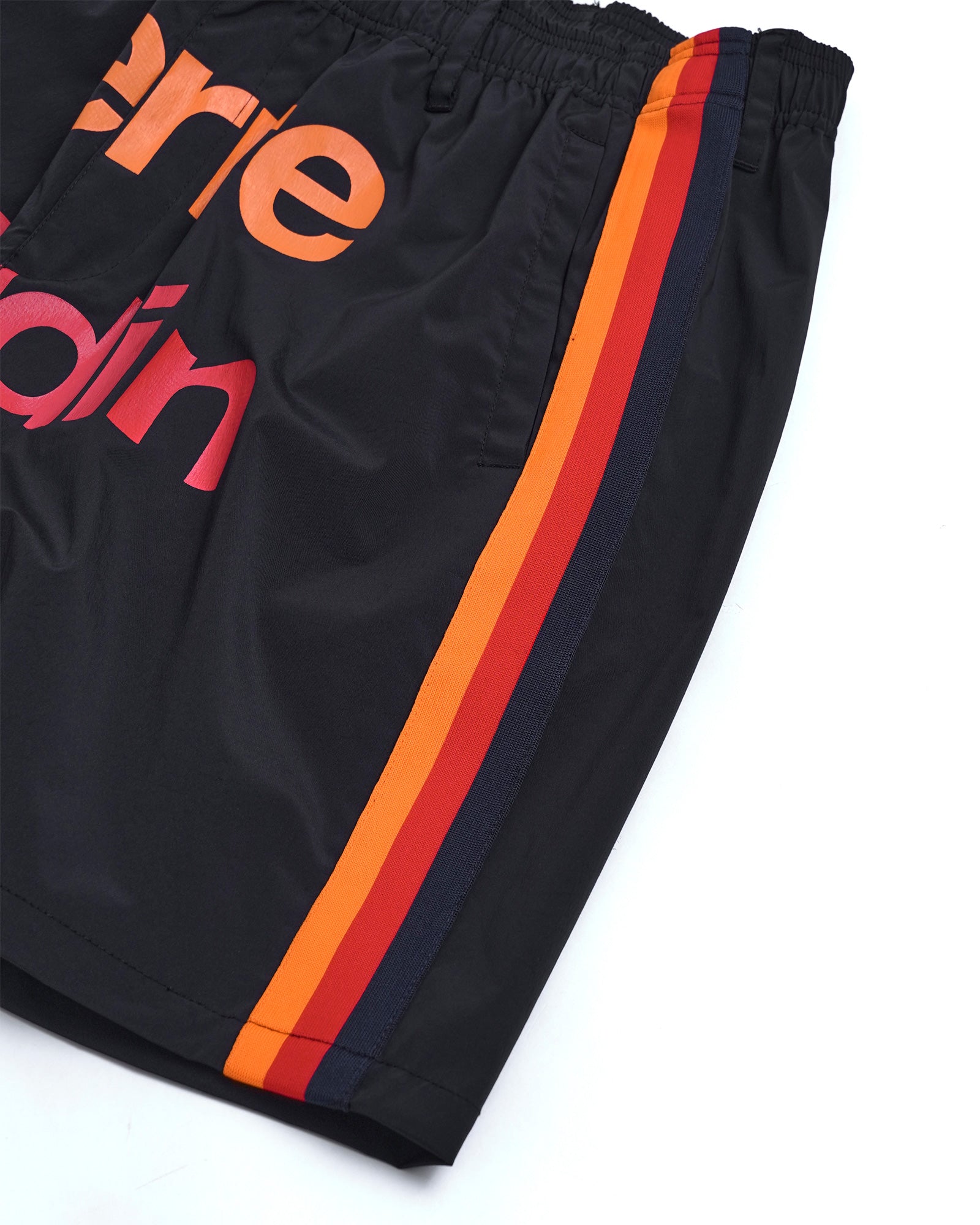 logodesign short pants | BLACK × MULTI