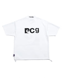P logo short sleeve mock-neck | WHITE